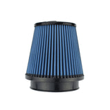 Injen NanoWeb Dry Air Filter Part No. X-1128-BB — 4-inch Flange, 5.5-inch Base, 5.4-inch Height, 4-inch Top