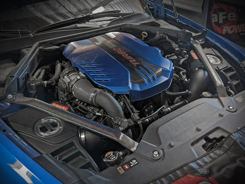 aFe Momentum Cold Air Intake System with Pro DRY S Filter for Kia Stinger and Genesis G70 3.3L V6 (2018-2020)