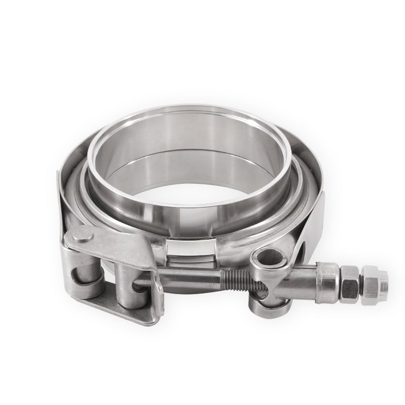 Mishimoto Stainless Steel V-Band Clamp 2-inch (50.8mm) with Flanges