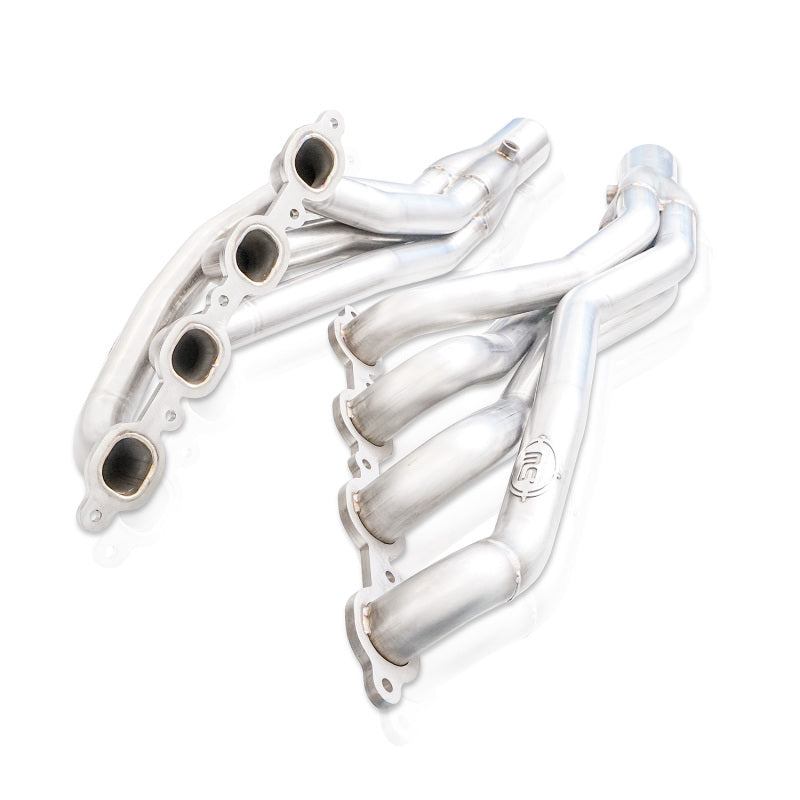 Stainless Works 2019+ Chevrolet Silverado 5.3/6.2 Catted Headers with 1-7/8 inch Primaries and X-Pipe for GMC Sierra 1500