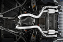 Load image into Gallery viewer, MBRP Armor Pro Series 3-Inch T304 Stainless Steel Resonator-Back Exhaust System with Quad Carbon Fiber Tips for BMW M2 (2019-2021)
