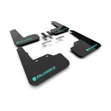 Load image into Gallery viewer, Rally Armor 22-25 Subaru WRX Black UR Mud Flaps with Teal Logo - Durable Polyurethane Weather Protection
