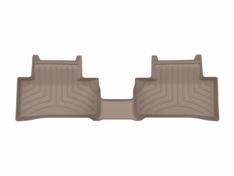 WeatherTech FloorLiner HP 2nd Row Rear Floor Mats, Tan, for 2025 Audi Q5 and SQ5, Part wet4511464IM