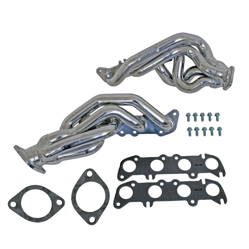 BBK 11-14 Mustang GT Shorty Tuned Length Exhaust Headers – 1-5/8 Inch Silver Ceramic Coated
