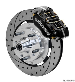 Wilwood Dynapro 4R Front Brake Kit with 11.75-inch Sprayed and Slotted Rotors in Black