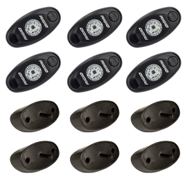 Rigid Industries Rock Light Kit - Blue (6 Lights) for Trucks, Jeeps & Off-Road Vehicles