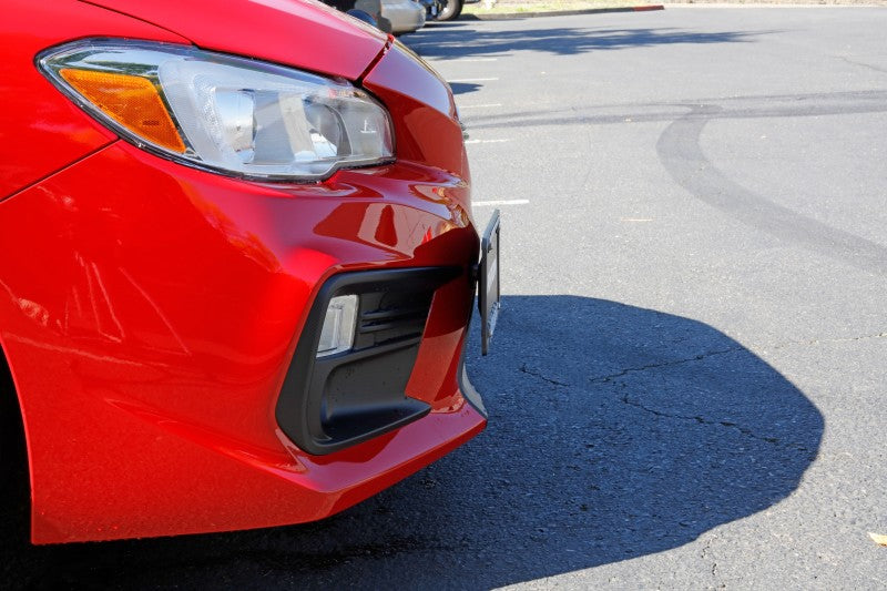 Perrin Performance License Plate Relocation Kit for 2018-2021 Subaru WRX/STI with FMIC