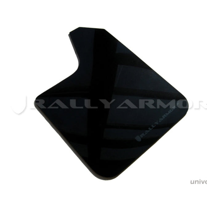 Rally Armor Universal Fit Black UR Mud Flap with Grey Logo - Durable Polyurethane Protection