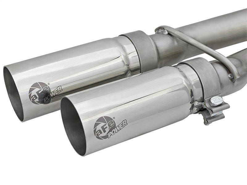 aFe Rebel Series 3-inch Stainless Steel Cat-Back Exhaust System with Polished Tips for 2004-2015 Nissan Titan V8 5.6L