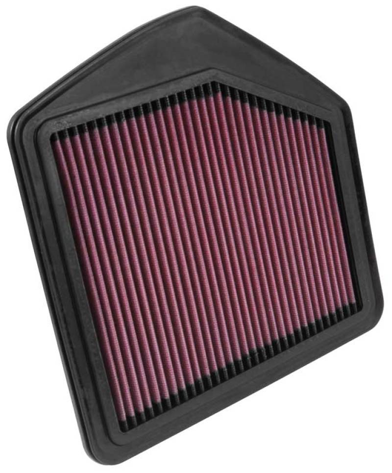 K&N Engineering Replacement Panel Air Filter for 2015-2019 Hyundai Genesis 5.0L V8 (Right) - High-Flow Reusable Air Filter