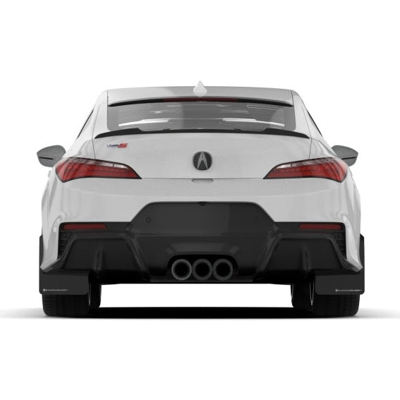 Rally Armor 23-25 Acura Integra A-Spec Black UR Mud Flap with Red Logo (No Drilling Required)