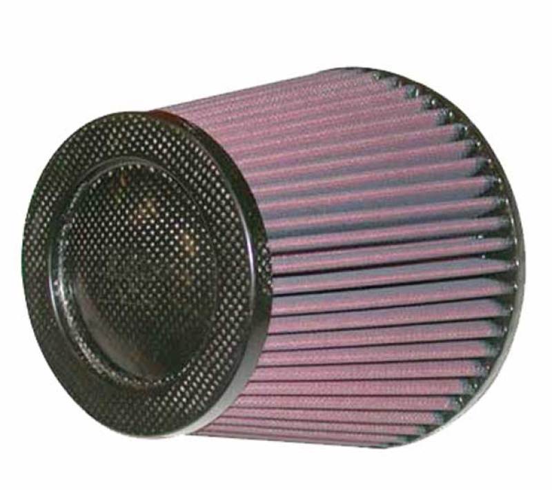 K&N Engineering RP-5113 Universal Cone Air Filter - 5 Inch Inside Diameter, 6.5 Inch Base, Carbon Fiber Look