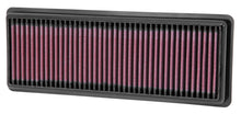 Load image into Gallery viewer, K&amp;N Engineering Part 33-2487 High-Flow Reusable Air Filter for Fiat 500 and Mini Cooper