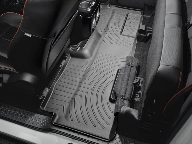 WeatherTech DigitalFit Rear FloorLiner for Ford F-150 Super Cab, Black (Part Number: wet441792)