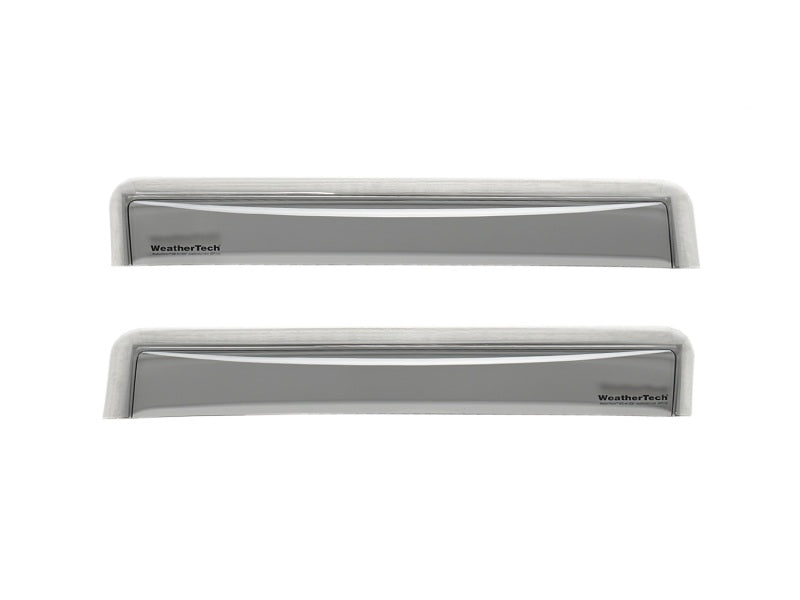 WeatherTech Rear Side Window Deflectors for Hyundai Kona (2018-2020) - Dark Smoke