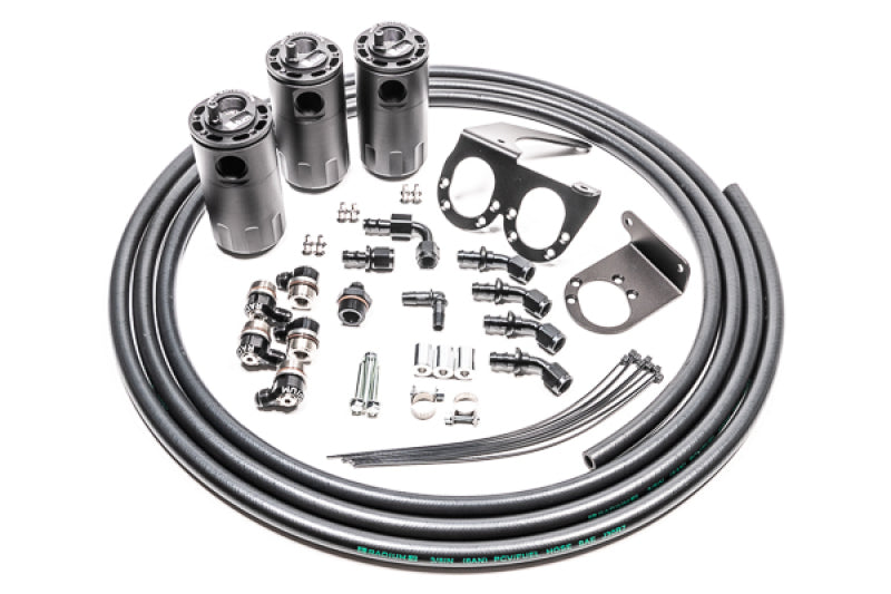 Radium Engineering Triple Catch Can Kit for Nissan R35 GT-R - Fluid Lock System