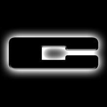 Load image into Gallery viewer, ORACLE Lighting Universal Illuminated LED Letter Badges - Matte Black Finish, Part #orl3141-C-001