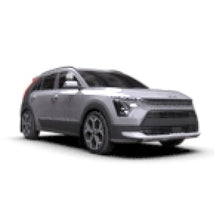 Load image into Gallery viewer, Rally Armor UR Mud Flaps for Kia Niro 2023-2024, Black with White Logo – Heavy-Duty Polyurethane Protection