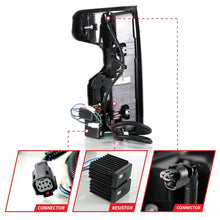 Load image into Gallery viewer, ANZO 19-21 Chevy Silverado Work Truck Full LED Taillights with Black Housing and Smoke Lens