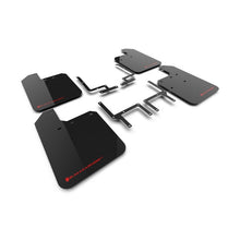 Load image into Gallery viewer, Rally Armor 2018+ Jeep Wrangler Rubicon JL Black UR Mud Flap with Red Logo