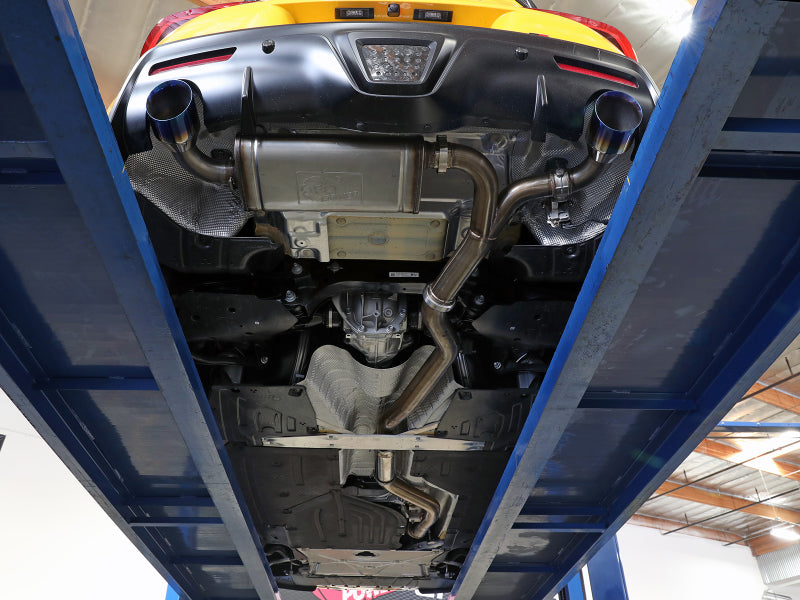 aFe Power Takeda Cat-Back Exhaust System for 2021-2024 Toyota GR Supra 2.0L with Blue Tips