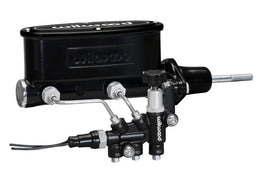 Wilwood HV Tandem Master Cylinder Kit with Combination Proportioning Valve and Mounting Hardware - 15/16 inch Bore Black Finish