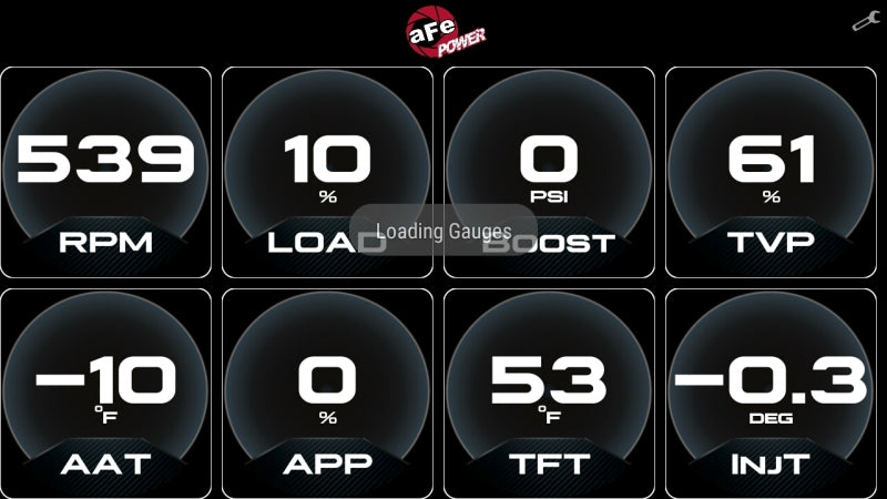 aFe AGD Advanced Digital Gauge Display for 2008-2018 Dodge, RAM, Ford, GM Diesel Trucks with 5.5-inch Touchscreen - Part # afe77-91001