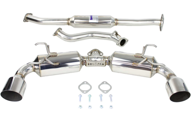 Invidia N2 60mm Single Layer Stainless Steel Tips Cat-Back Exhaust for Subaru BRZ and Toyota 86