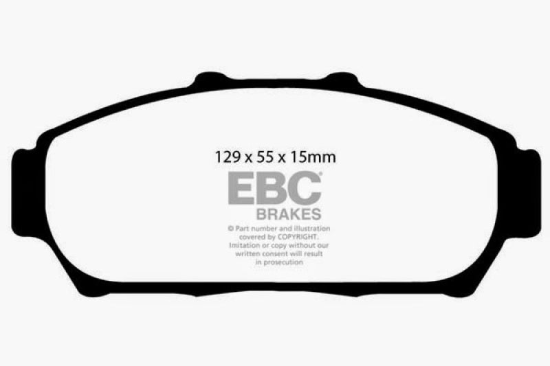 EBC Redstuff Ceramic Low Dust Front Brake Pads for Acura Integra 2001-1998