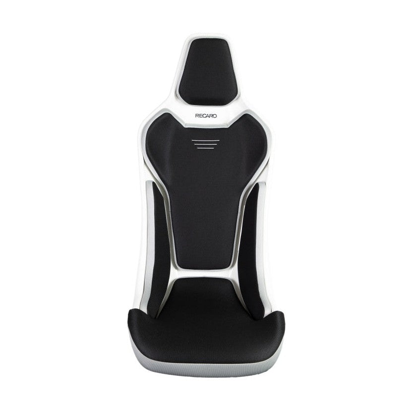 Recaro RCS Ergonomic Seat - White and Black Glass Mesh with 3-Point Belt