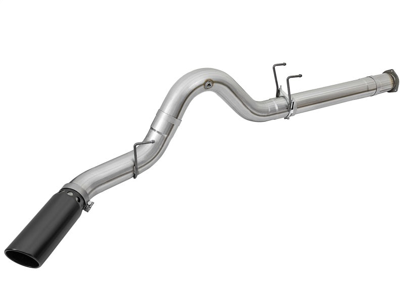 aFe ATLAS 5-Inch DPF-Back Exhaust System with Black Tip for 2017 Ford F-Series 6.7L Power Stroke Diesel
