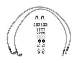 Wilwood 18-22 Jeep JL Flexline Kit, 33-inch -3 M10-1.0 IF with 1/8-27 NPT Straight and 90-Degree Fittings