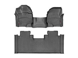 WeatherTech DigitalFit FloorLiner for Ford F-150 (2015-2016) * Front and Rear Over-The-Hump, Black