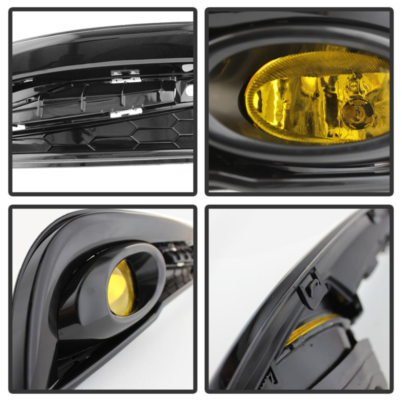 Spyder OEM Yellow Fog Light with Switch for Honda Civic 2013-2015 * Model FL-HC2013-4D-Y