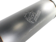 Load image into Gallery viewer, aFe MachForce XP 409 Stainless Steel Performance Muffler - 5 Inch Inlet &amp; Outlet, 30 Inch Length, 8 Inch Diameter