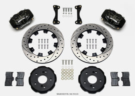 Wilwood Forged Dynalite Front Hat Brake Kit for 2002-2006 Acura RSX * 12.19-inch Drilled Rotors with High-Performance Calipers