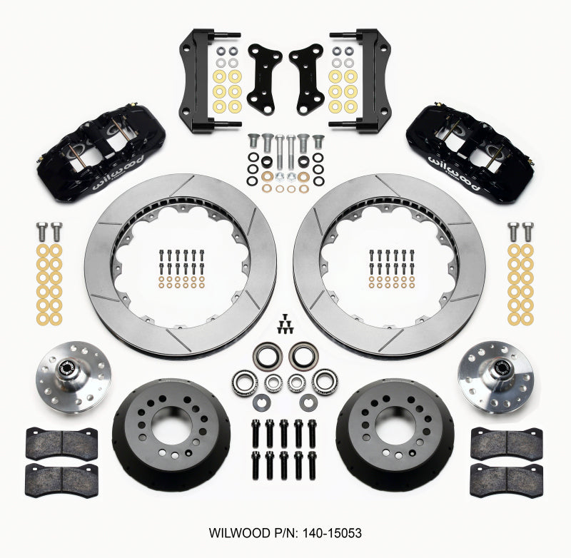 Wilwood AERO6 Front Hub Kit for 1967-1969 Chevrolet Camaro and 1964-1972 Nova by Wilwood Part Number WIL140-15053