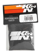 Load image into Gallery viewer, K&amp;N Polaris Black Round Drycharger Air Filter Wrap 11.25 x 3 x 3 inches for Polaris RZR Models
