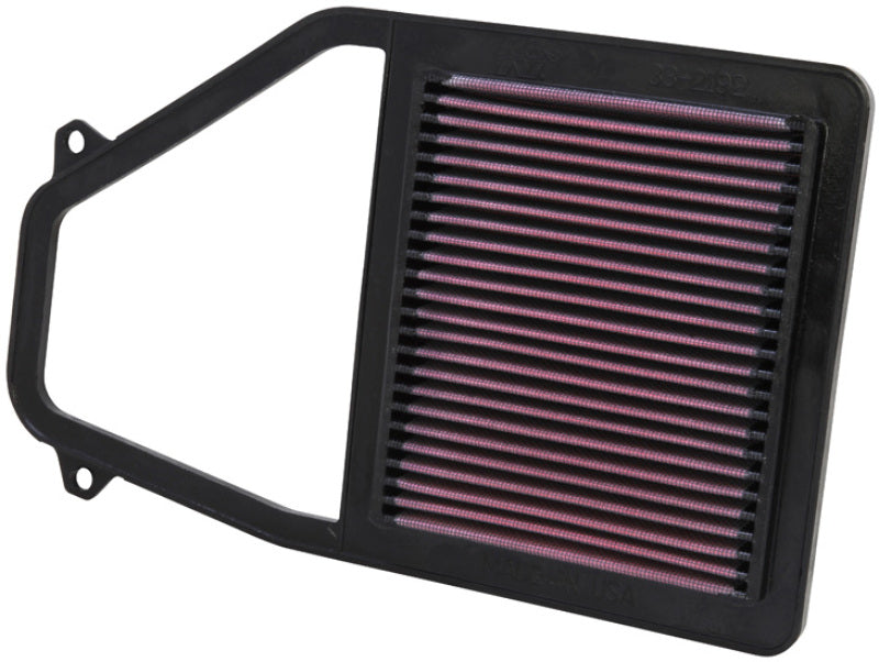 K&N Engineering 33-2192 High-Flow Drop-In Air Filter for 2003-2005 Honda Civic 1.7L L4