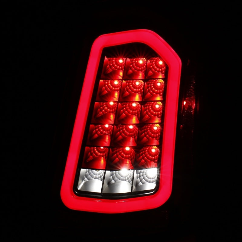 ANZO 11-14 Chrysler 300 LED Taillights with Black Sequential Lens – Pair