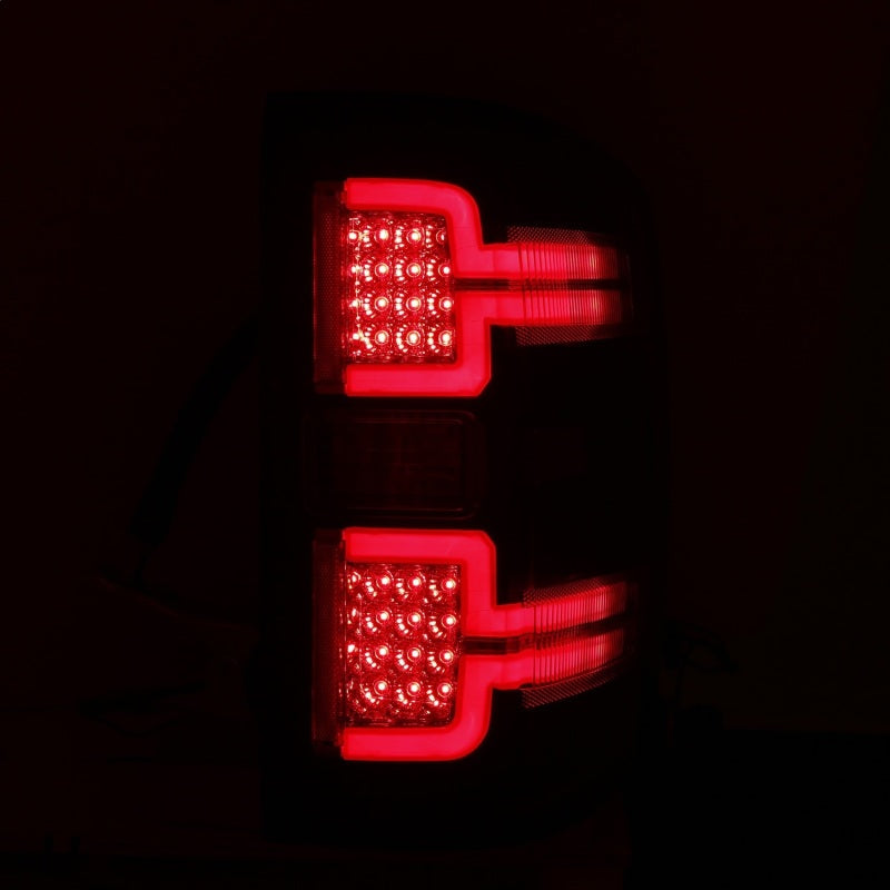 ANZO 2014-2018 Chevy Silverado 1500 LED Taillights Black – Stylish and Durable Replacement Lights