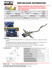 Load image into Gallery viewer, HKS Hi-Power Muffler SPEC-L2 for Honda FK8 K20C - Performance Exhaust System