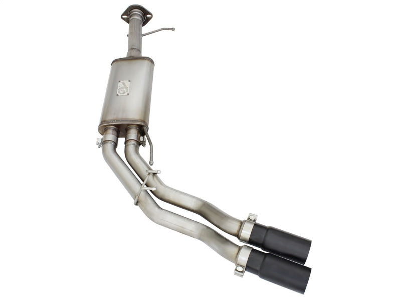 aFe Rebel Series Dual Center Exit Cat-Back Exhaust System for Jeep Wrangler JK V6 3.6L/3.8L