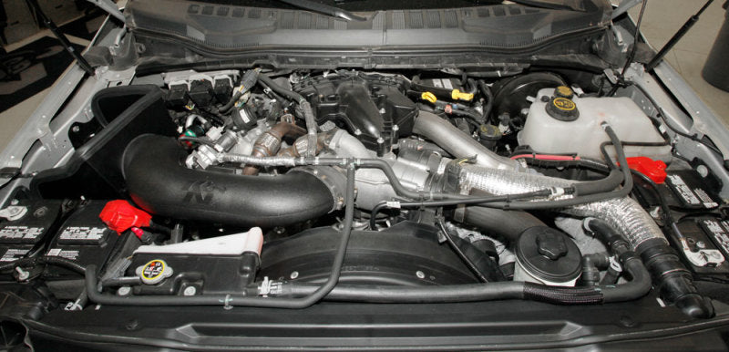 K&N Engineering 57-2597 High-Flow Cold Air Intake System for 2017 Ford F-250 & F-350 Super Duty with 6.7L V8 Diesel
