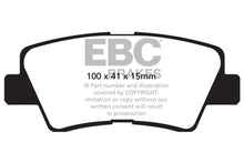 Load image into Gallery viewer, EBC DP32031C Redstuff Ceramic Rear Brake Pads for 2009-2011 Hyundai Azera and 2009-2010 Hyundai Sonata