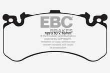 Load image into Gallery viewer, EBC Redstuff Ceramic Low Dust Front Brake Pads for Audi A8 Quattro and More (Part No. EBCDP32158C)
