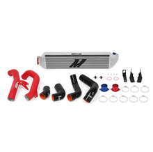Load image into Gallery viewer, Mishimoto 2016+ Honda Civic 1.5T/Si Silver Intercooler Kit with Red Pipes