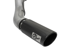 Load image into Gallery viewer, aFe Large Bore-HD 5-inch DPF Back Exhaust System for 2017 Ford Diesel Trucks with Black Tip * Part Number afe49-43090-B