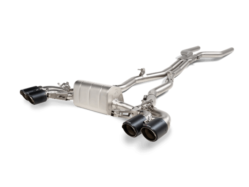 Akrapovic Evolution Line Cat Back Exhaust System for 2021 BMW M8 / M8 Competition (F91/F92) with Titanium Construction and Carbon Tips