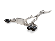 Load image into Gallery viewer, Akrapovic Evolution Line Cat Back Exhaust System for 2021 BMW M8 / M8 Competition (F91/F92) with Titanium Construction and Carbon Tips